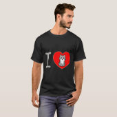 Ich liebe Katze T-Shirt (Vorne ganz)