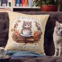 Ich Liebe Katzen, Bücher und Kaffee