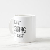 Ich liebe Katzen Kaffeetasse (Vorderseite Links)