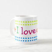 Ich Liebe Katzen Kaffeetasse (Vorderseite Links)