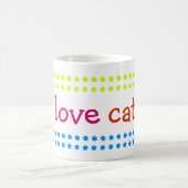 Ich Liebe Katzen Kaffeetasse (Mittel)