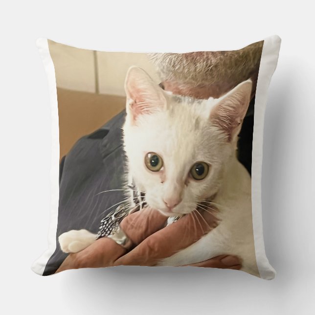 Ich liebe Katzen! Katzen-Wurfkissen Kissen (Vorderseite)