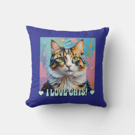 Ich Liebe Katzen! Kissen