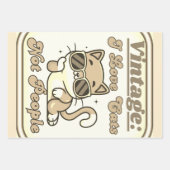 Ich liebe Katzen, nicht Menschen  Geschenkpapier Set (Vorderseite)