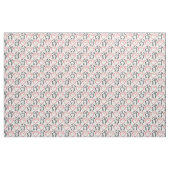 Ich Liebe Katzen! (Schwarze und rote Konturen auf Stoff (Yard (91,4 cm))