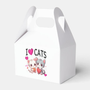 Ich Liebe Katzen Shirt nur ein Mädchen, die Lieben Geschenkschachtel