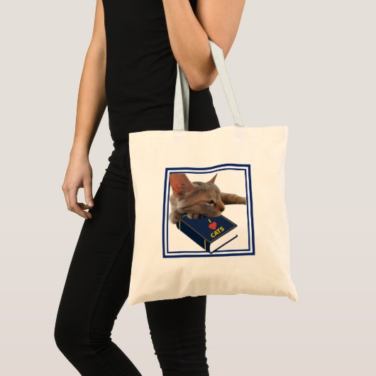 Ich Liebe Katzen Tasche (Vorderseite (Produkt))