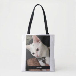 Ich liebe Katzen Tragetasche. Ich hasse Menschen K Tasche