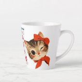 Ich liebe Katzen und Bücher Milchtasse (Rechts)