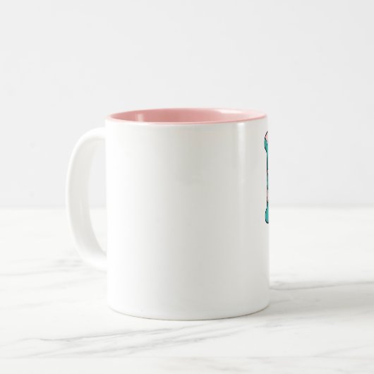 Ich Liebe Katzen Zweifarbige Tasse (Vorderseite Links)