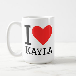 Ich liebe Kayla Kaffeetasse