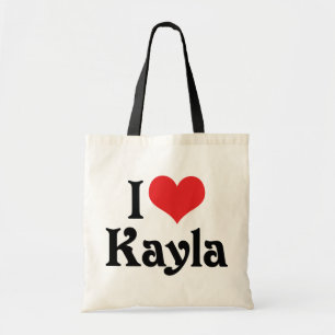 Ich liebe Kayla Tragetasche