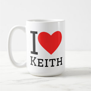 Ich liebe Keith Kaffeetasse