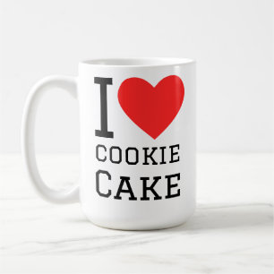 Ich liebe Keks-Kuchen  Kaffeetasse