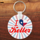 Ich Liebe Keller, Texas Schlüsselanhänger (Vorderseite)