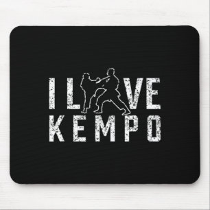 Ich liebe Kempo Karate Martial Arts Shaolin Kenpo Mousepad