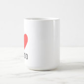 Ich liebe Kendo Kaffeetasse (Mittel)