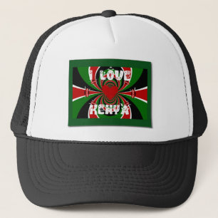 Ich liebe Kenia Hakuna Matata Geschenke Truckerkappe