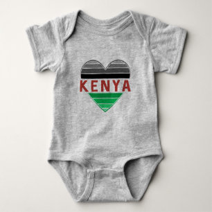 Ich Liebe Kenia, Kenianer T - Shirt für Herz