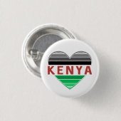 Ich Liebe Kenia, Kenias Herz Button (Vorne & Hinten)