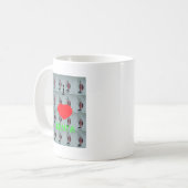 Ich liebe Kenia Kunstposter Kaffeetasse (Vorderseite Links)