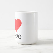Ich liebe Kenpo Kaffeetasse (Mittel)