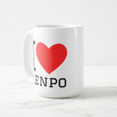 Ich liebe Kenpo Kaffeetasse (Vorderseite Links)