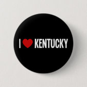 Ich liebe Kentucky Runde Knöpfe Button (Vorderseite)