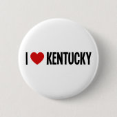 Ich liebe Kentucky Runde Knöpfe Button (Vorderseite)