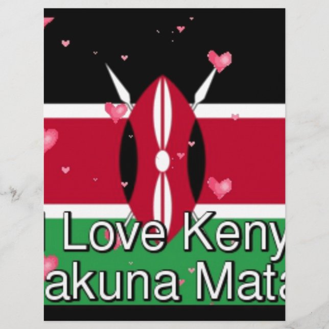Ich Liebe! Kenya Hakuna Matata (Vorderseite)