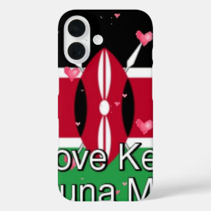 Ich Liebe! Kenya Hakuna Matata iPhone 16 Hülle