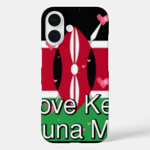 Ich Liebe! Kenya Hakuna Matata iPhone 16 Hülle