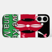 Ich Liebe! Kenya Hakuna Matata Case-Mate iPhone Hülle (Rückseite (Horizontal))