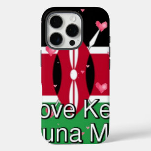 Ich Liebe! Kenya Hakuna Matata iPhone 16 Pro Hülle