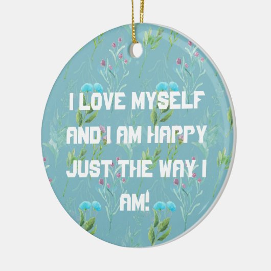 Ich Liebe Keramik Ornament (Links)