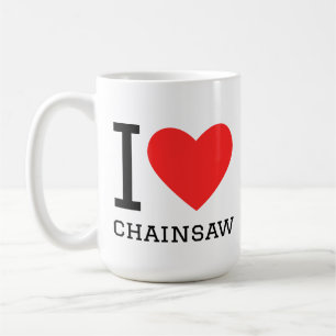 Ich liebe Kettensäge Kaffeetasse