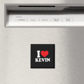 Ich liebe Kevin Heart Name Magnet (In Situ (Geschirrspüler))