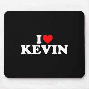 Ich liebe Kevin - Herz Langarmshirt Mousepad