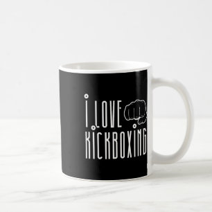 Ich liebe Kickboxen Kickbox Kick Boxing Kickboxer Kaffeetasse