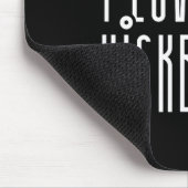 Ich liebe Kickboxen Kickbox Kick Boxing Kickboxer Mousepad (Ecke)