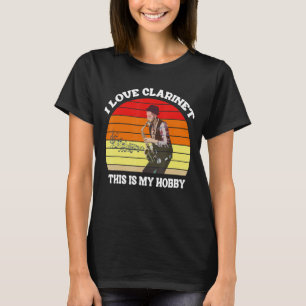 Ich Liebe Klarinette Das ist mein Hobby-Klarinette T-Shirt