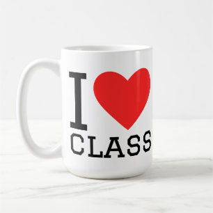 Ich liebe Klasse Kaffeetasse