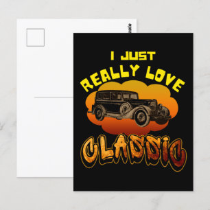 ich liebe Klassiker einfach wirklich Postkarte