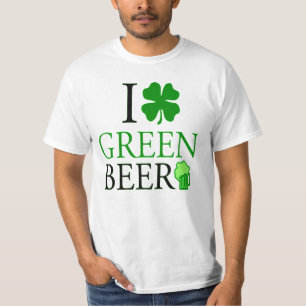 Ich Liebe "Kleeblatt" Grüne Beer St. Patrick's Day T-Shirt