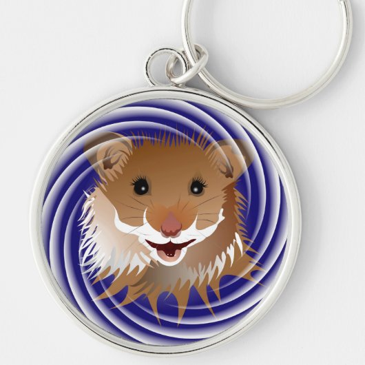 Ich liebe kleine Hamster Schlüsselanhänger (Vorne)
