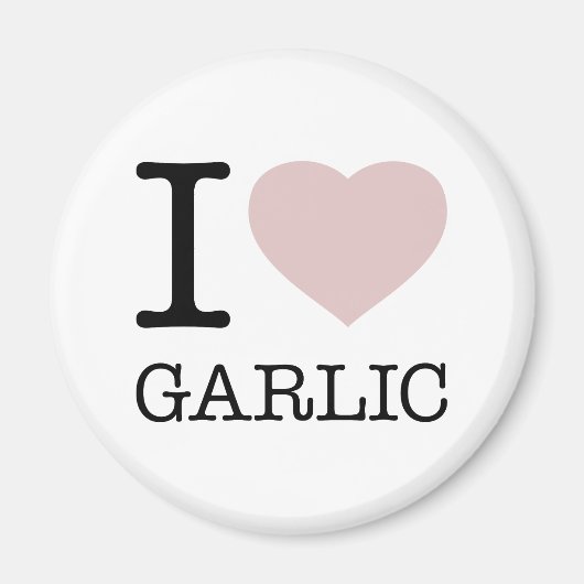 ICH LIEBE KNOBLAUCH MAGNET (Vorne)