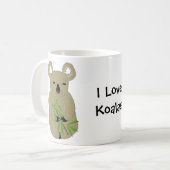 Ich liebe Koalas Kaffeetasse (Vorderseite Links)