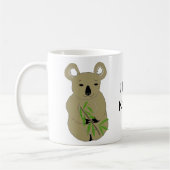 Ich liebe Koalas Kaffeetasse (Links)