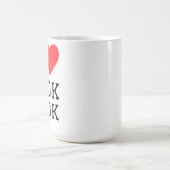 Ich liebe Kochbuch Kaffeetasse (Mittel)