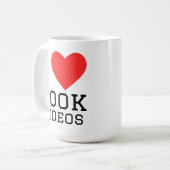 Ich liebe Kochvideos Kaffeetasse (Vorderseite Links)